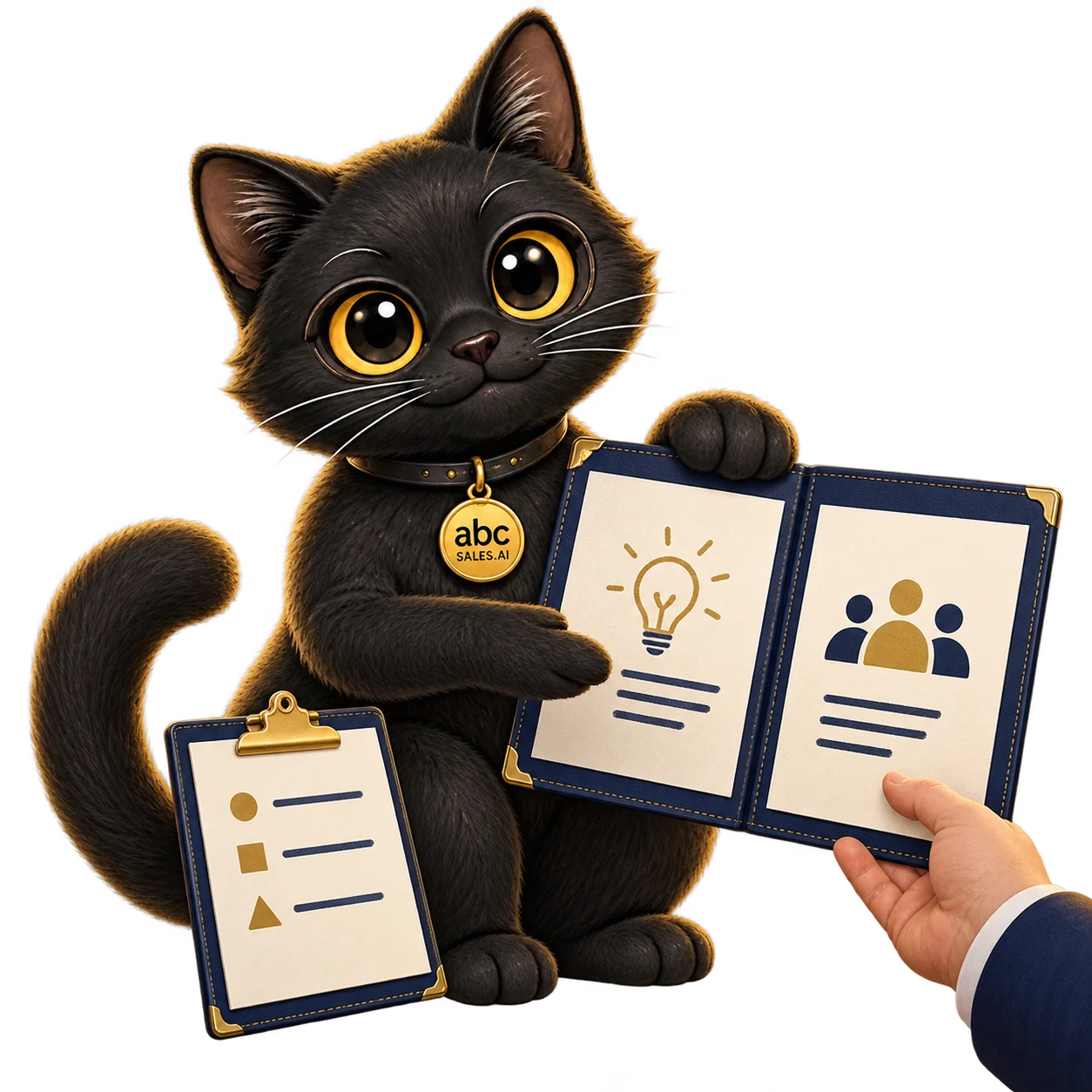 Kong Ming presents a work sample portfolio beside agreed role criteria while a human reviewer considers the evidence.