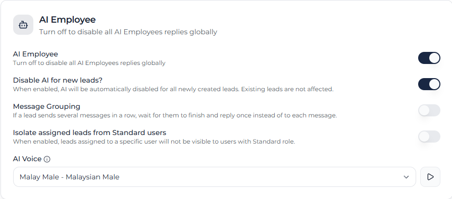Message Grouping